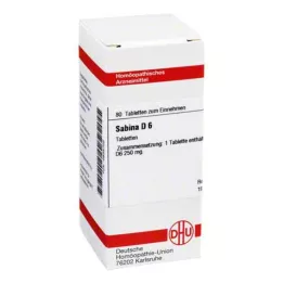SABINA D 6 tablettia, 80 kpl