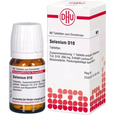 SELENIUM D 10 tablettia, 80 kpl