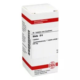 STICTA D 6 tablettia, 80 kpl