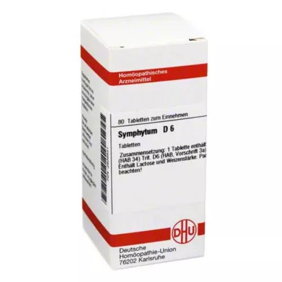 SYMPHYTUM D 6 tablettia, 80 kpl