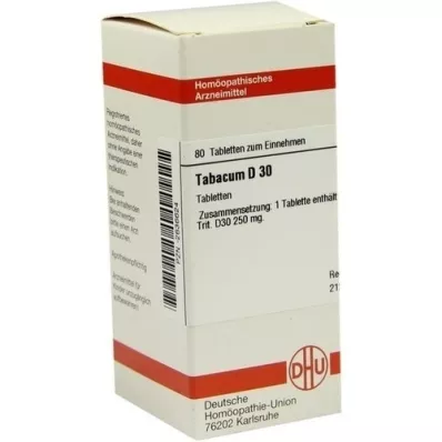 TABACUM D 30 tablettia, 80 kpl