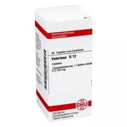 VALERIANA D 12 tablettia, 80 kpl