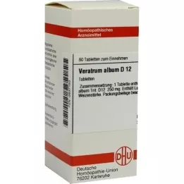 VERATRUM ALBUM D 12 tablettia, 80 kpl