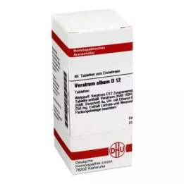 VERATRUM ALBUM D 12 tablettia, 80 kpl