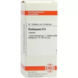 VERBASCUM D 6 tablettia, 80 kpl