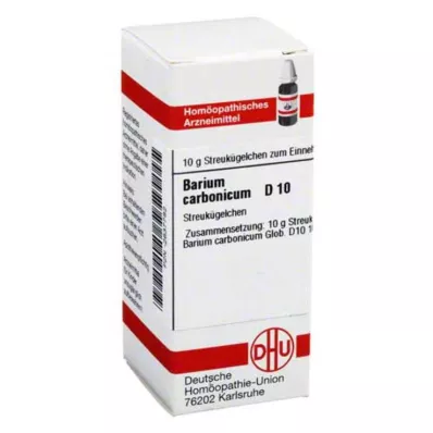 BARIUM CARBONICUM D 10 palloa, 10 g