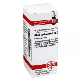 RHUS TOXICODENDRON D 10 palloa, 10 g