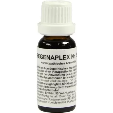 REGENAPLEX No.6 tippoja, 15 ml