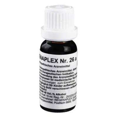 REGENAPLEX N:o 26 a tippaa, 15 ml REGENAPLEX N:o 26 a tippaa, 15 ml