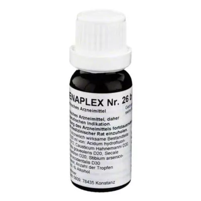 REGENAPLEX N:o 26 b tippaa, 15 ml REGENAPLEX N:o 26 b tippaa, 15 ml