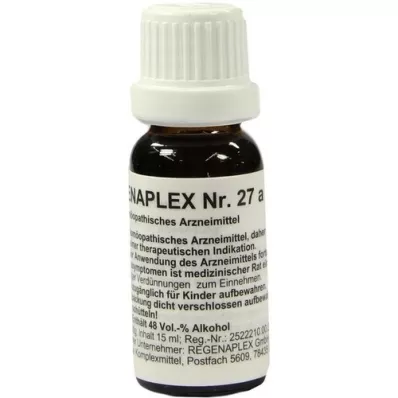 REGENAPLEX N:o 27 a tippaa, 15 ml
