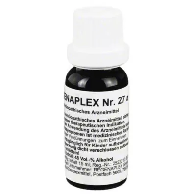 REGENAPLEX N:o 27 a tippaa, 15 ml REGENAPLEX N:o 27 a tippaa, 15 ml