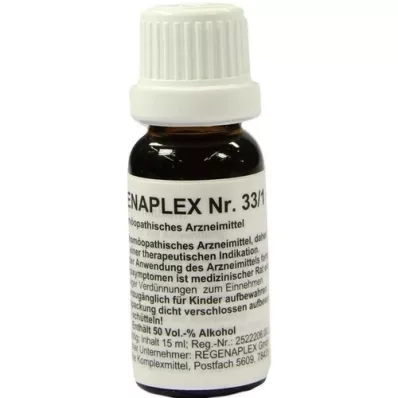 REGENAPLEX No.33/1 tippaa, 15 ml