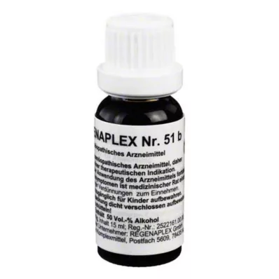 REGENAPLEX N:o 51 b tippaa, 15 ml REGENAPLEX N:o 51 b tippaa, 15 ml