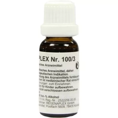 REGENAPLEX No.100/3 tippaa, 15 ml