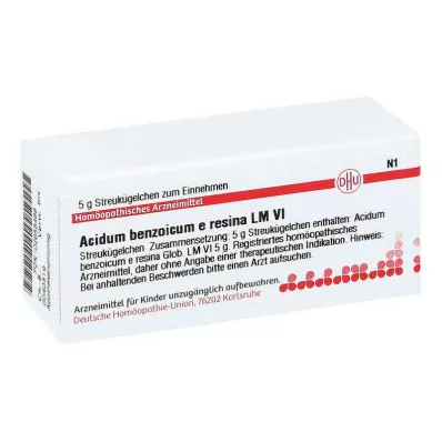 ACIDUM BENZOICUM e resina LM VI Pallot, 5 g
