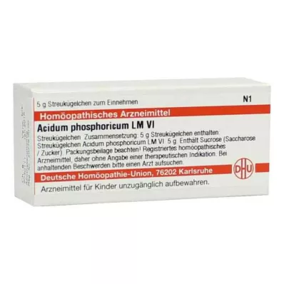 ACIDUM PHOSPHORICUM LM VI Pallot, 5 g ACIDUM PHOSPHORICUM LM VI Pallot, 5 g