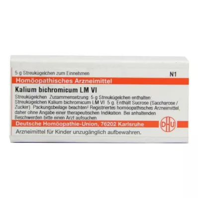 KALIUM BICHROMICUM LM VI Pallot, 5 g KALIUM BICHROMICUM LM VI Pallot, 5 g