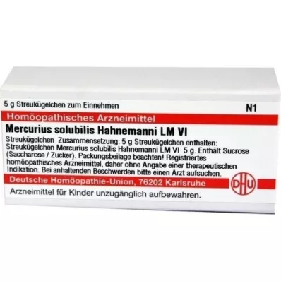 MERCURIUS SOLUBILIS Hahnemanni LM VI Pallot, 5 g