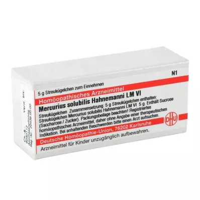MERCURIUS SOLUBILIS Hahnemanni LM VI Pallot, 5 g MERCURIUS SOLUBILIS Hahnemanni LM VI Pallot, 5 g