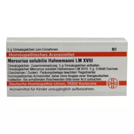 MERCURIUS SOLUBILIS Hahnemanni LM XVIII Pallot, 5 g