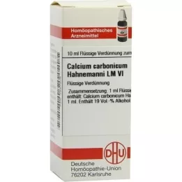 CALCIUM CARBONICUM Hahnemanni LM VI Laimennus, 10 ml