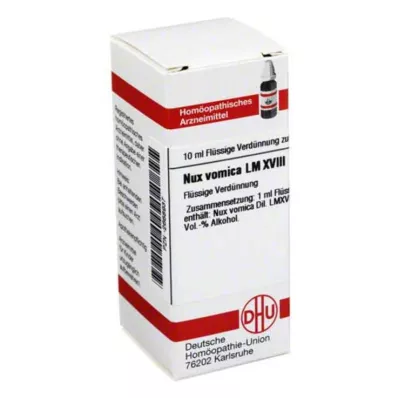 NUX VOMICA LM XVIII Laimennus, 10 ml NUX VOMICA LM XVIII Laimennus, 10 ml