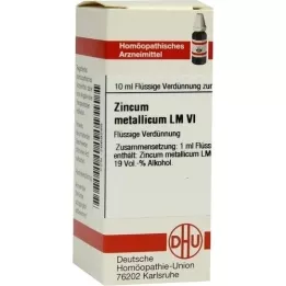 ZINCUM METALLICUM LM VI Laimennus, 10 ml