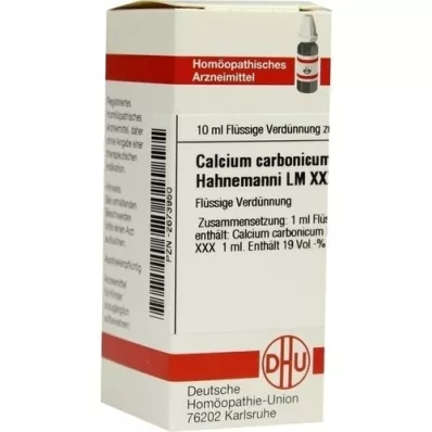 CALCIUM CARBONICUM Hahnemanni LM XXX Laimennus, 10 ml