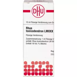 RHUS TOXICODENDRON LM XXX Laimennus, 10 ml