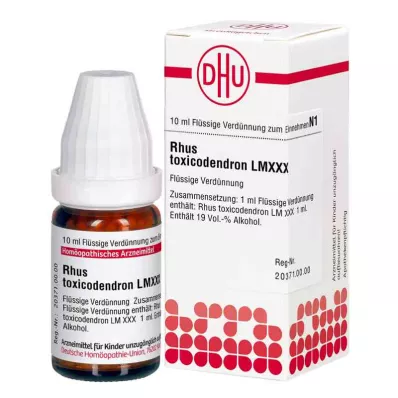 RHUS TOXICODENDRON LM XXX Laimennus, 10 ml RHUS TOXICODENDRON LM XXX Laimennus, 10 ml
