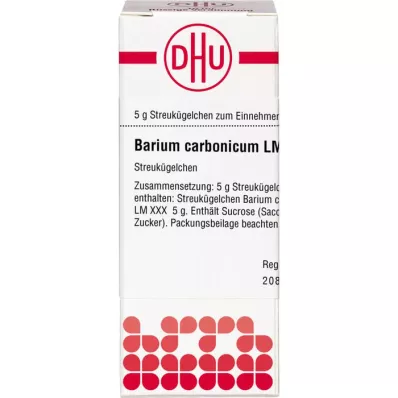BARIUM CARBONICUM LM XXX Pallot, 5 g