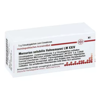 MERCURIUS SOLUBILIS Hahnemanni LM XXIV Pallot, 5 g
