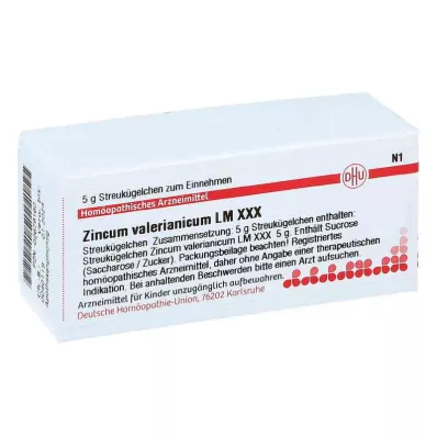 ZINCUM VALERIANICUM LM XXX Pallot, 5 g ZINCUM VALERIANICUM LM XXX Pallot, 5 g