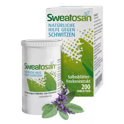 SWEATOSAN päällystetyt tabletit, 200 kpl