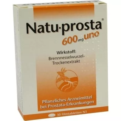 NATUPROSTA 600 mg uno-kalvopäällysteiset tabletit, 30 kpl