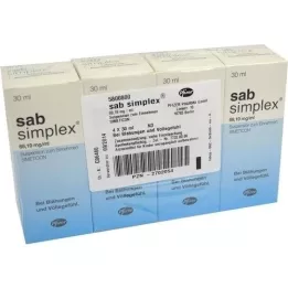 SAB simplexin oraalisuspensio, 4X30 ml