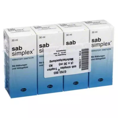 SAB simplexin oraalisuspensio, 4X30 ml