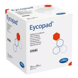 EYCOPAD Silmäkompressit 70x85 mm steriilit, 25 kpl