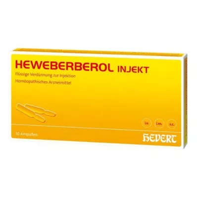 HEWEBERBEROL injektioampullit, 10 kpl