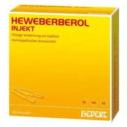 HEWEBERBEROL injektioampullit, 100 kpl