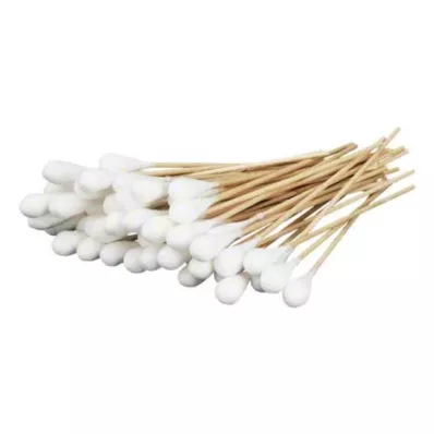 WATTESTÄBCHEN puuvillapää 15 cm suuri, 50 kpl