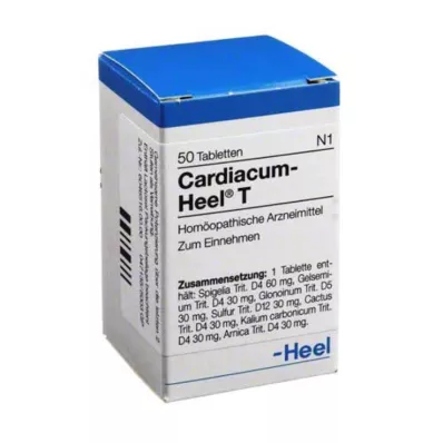 CARDIACUM Heel T -tabletit, 50 kpl CARDIACUM Heel T -tabletit, 50 kpl