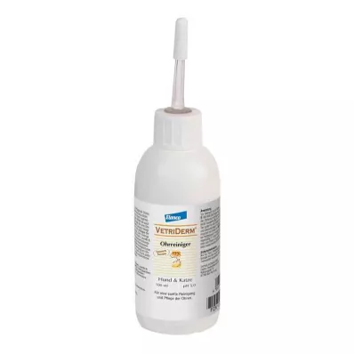 VETRIDERM Korvien puhdistusaine koirille/kissoille, 100 ml