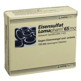 EISENSULFAT Lomapharm 65 mg päällystetty tabletti, 100 kpl