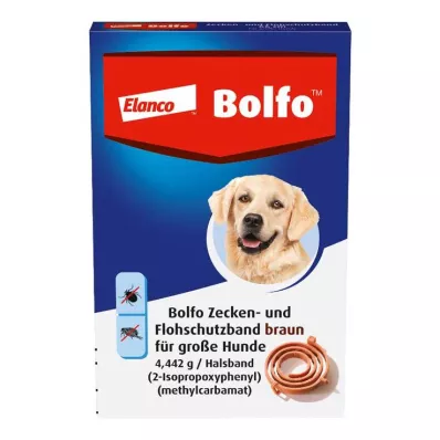 BOLFO Kirppusuojanauha ruskea suurille koirille, 1 kpl BOLFO Kirppusuojanauha ruskea suurille koirille, 1 kpl