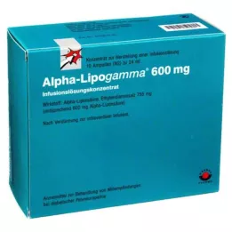ALPHA-LIPOGAMMA 600 mg infuusiokonsentraatti, 10X24 ml infuusioneste, 10X24 ml