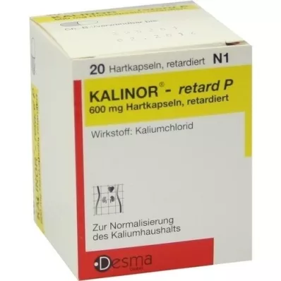 KALINOR retard P 600 mg kovat kapselit, 20 kpl