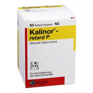 KALINOR retard P 600 mg kovat kapselit, 50 kpl KALINOR retard P 600 mg kovat kapselit, 50 kpl