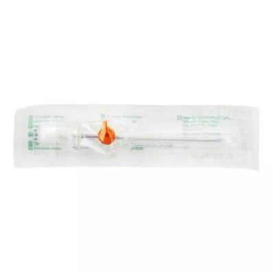 VASOFIX Ruskea putki 14 G 50 mm oranssi, 1 kpl